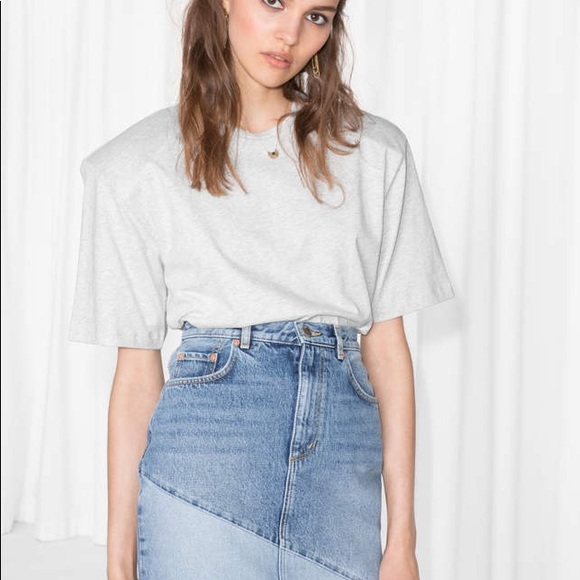 & other stories denim pencil skirt - Picture 1 of 3